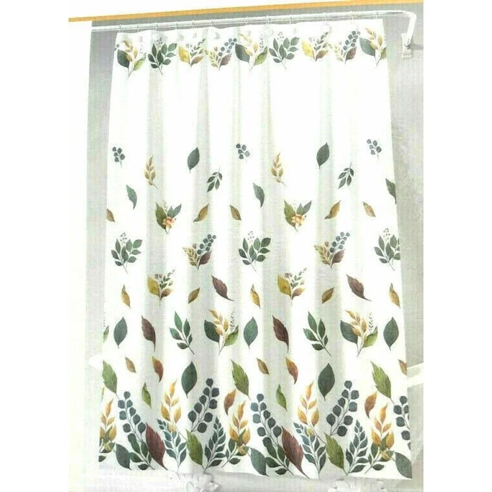 Thanksgiving Fall Fabric Shower Curtain Holiday Harvest Fall In The Air 72x72